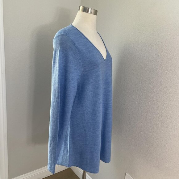 NEW Eileen Fisher Sweater Womens Plus 2X 100% Merino Wool Tunic Knit Pullover - Picture 10 of 12